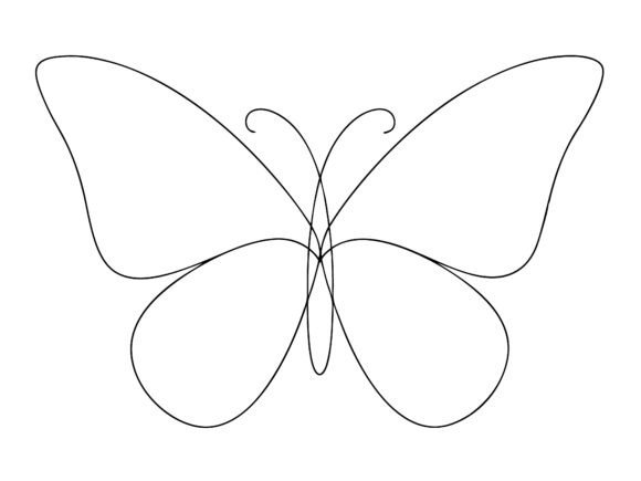 Butterfly Continuous One Line Design Review