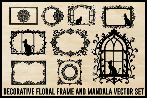 Decorative Floral Frame and Mandala Vect Review
