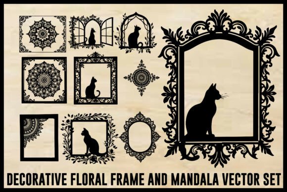 Decorative Floral Frame Mandala Vector: A Designer's Review