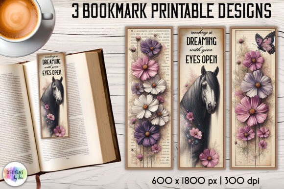 Flowers and Horse Vintage Bookmarks Review