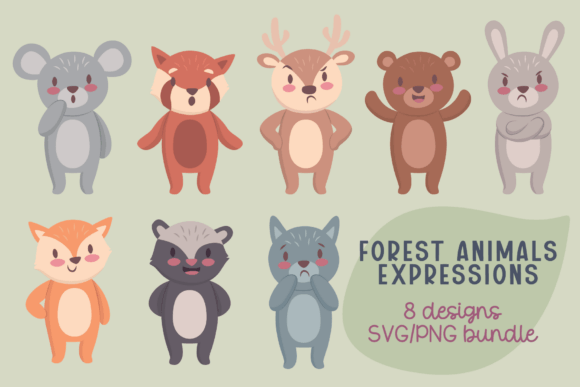 Forest Animals Expressions Bundle Review