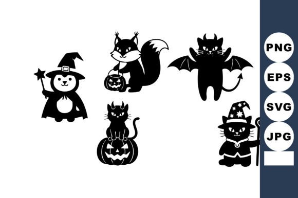 Halloween Animals Silhouette Vector Review