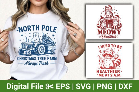 Meowy Christmas Cat Svg, Farm Shirt Svg Review