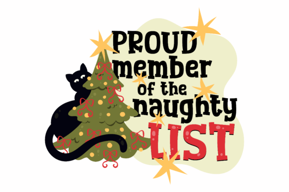 Proud Naughty Member, Christmas List Embroidery Review