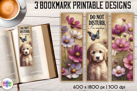 Vintage Floral and Puppy Printable Book Review